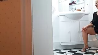 Part of Selena's daily sex games in heels