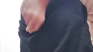 Ass beating and spanking like a pro with household items and want to show his asshole and insert an object