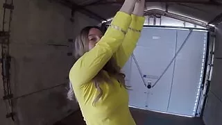 Star Trek Commander cosplay tied up and groped