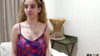 Amateur teen sex for Irina love and her big dicked friend