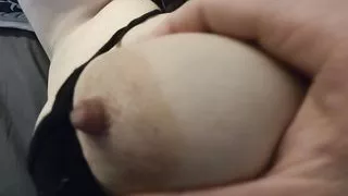 Hot Big Natural Mom get fingered from neighbour while in bed resting