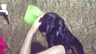 Desi sexy vabi Hot gosol in washroom