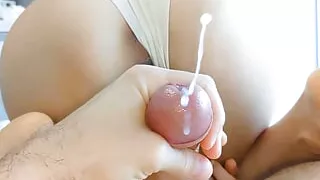 My new STEP MOM in sexy PANTIES makes me CUM