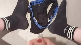 Cumming on lonsdale briefs slo mo