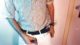 Sexy handsome Noel Dero locked himself in his room and decided to jerk off. ASMR MASTURBATION