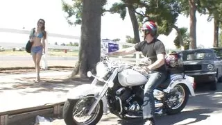 Gorgeous Kristine Kay pussy licked by the horny stud