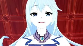 Aqua Riding your Dick Konosuba Hentai Uncensored