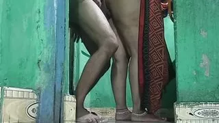 My Indian stepson hard fuck me in kitchen