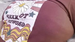 mother masturbates her delicious pink and horny pussy