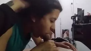 Young Girl Starts It by Sucking Me but She Can't Stand the Desire to Ride My Cock