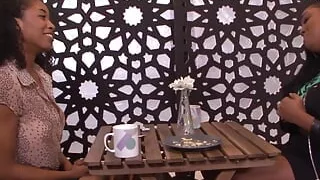 Gorgeous Curly Haired Jamie Sullivan fucks with ebony layton benton