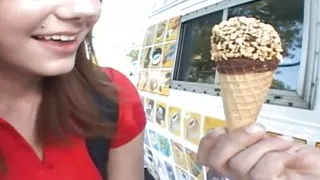 Icecream man fucked cute teen Beau Marie