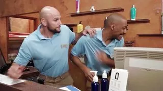 Tag Teamed At The Tanning Salon Reality Kings