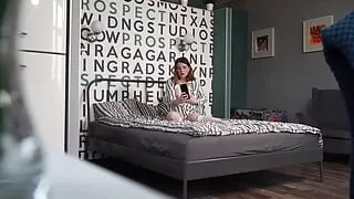 Video of my girl taking sultry nudes in our bedroom