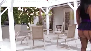 Once Inside the Curvy Chick Spreads Her Legs for His BBC to Use Her Cunt