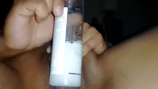 This bitch likes to masturbate