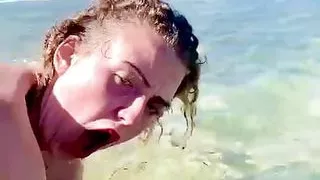 Emily Rose And James- Emily Takes Hardcore Bbc In Doggystyle Pov Away From Cam On Jamacian Beach