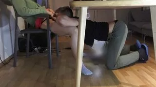 Often I dreaming about my handsome teacher eating my pussy while I'm doing my homework