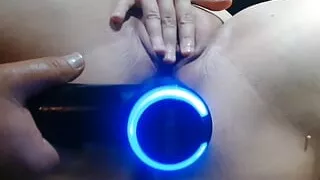 Milf taking it in the tight ass with a sex machine