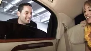 Glam cock sucking slut gets a dirty cumshot