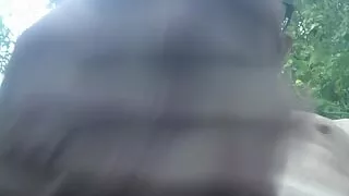 I n a public park river playing with my cock