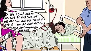 My wife best friend fuck me in same hospital my wife is on sick bed