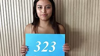 Hot latin babe wants to try a naughty photo shooting