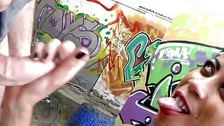 Sexy Latina Afra Red Enjoys Anal Sex Outdoors