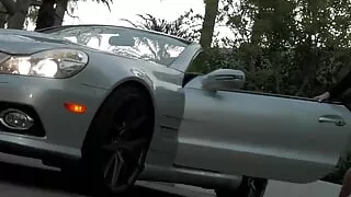 Horny Teen Aspen Ora Masturbate Outside in Open