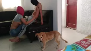 Mi Hermanastra Mi Pone Mascara Y Me Saca La Leche En La Sala 5 Min