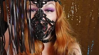 Asmr Beautiful Arya Grander in 3D Latex Mask with Leather Gloves - Erotic Free Video (sfw)