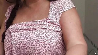 Sexy brunette plumper picked up for doggystyle