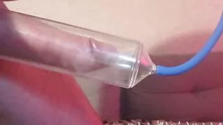 I Use My Cock Pump And Jerk Off My Big Cock