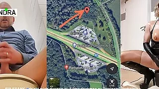 Sissypig Sandra Public Jerkoff