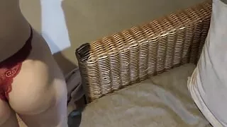 Sexy Japanese Miku's Large Open Leg Masturbation