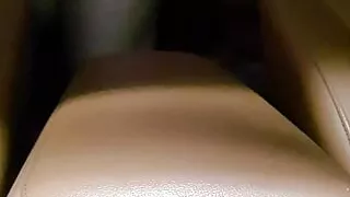 Step son eats step mom pussy wet in the car in middle of the night