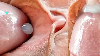 Big Cock Older Step Brother Cums on Step Sister's Tight Pink Pussy - Big Creampie