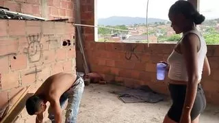 The wife is playing with her pussy until she cums twice and then wakes up the husband by sucking his cock until he cums