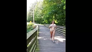 Walking the greenway