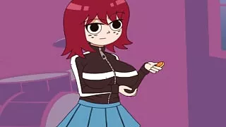 Kim Pines and Scott Pilgrim  do anal