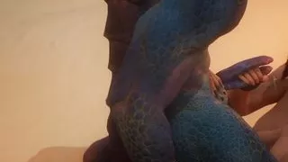 Harshly fucked a tattooed girl with two dicks - Wild Life