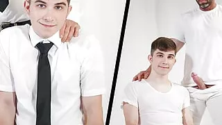 Young Missionary Demonstrates His Submission And Takes This Holy Mans Hard Cock Deep In His Guts