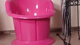 Redhead Babe Miss Venere Pissing Into a Crystal Stem Glass