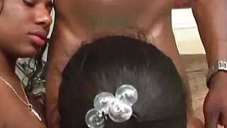 Intense Threesomes Are Always Welcome When These Naughty Black Babes with Small Tits Get Together