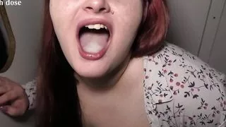 Vienna - Last 4 doses of sperm! All honestly swallowed! Final part number 4