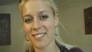 I play with my cousin Sandra, a shy and submissive blonde