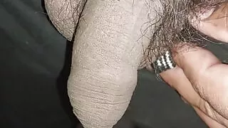 My sleeping cock is starting pissing