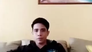 young man with giant penis