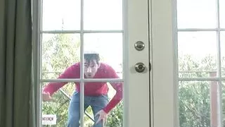 Hot wild blonde takes a big cock