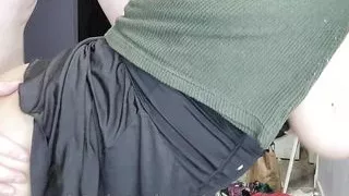 asian teen gets bent over and fucked hard after deep throating her white boyfriend 